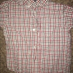 Children's place plaid boys button down shirt